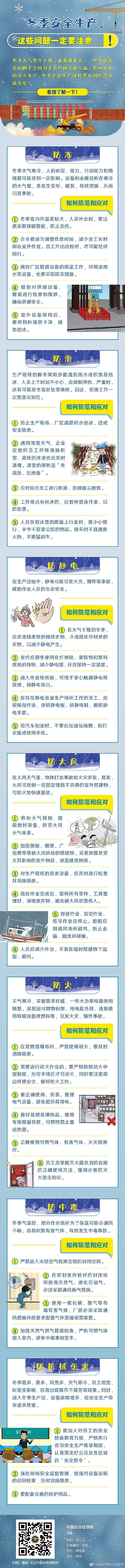 冬季安全生产，7大事项一定要注意！
