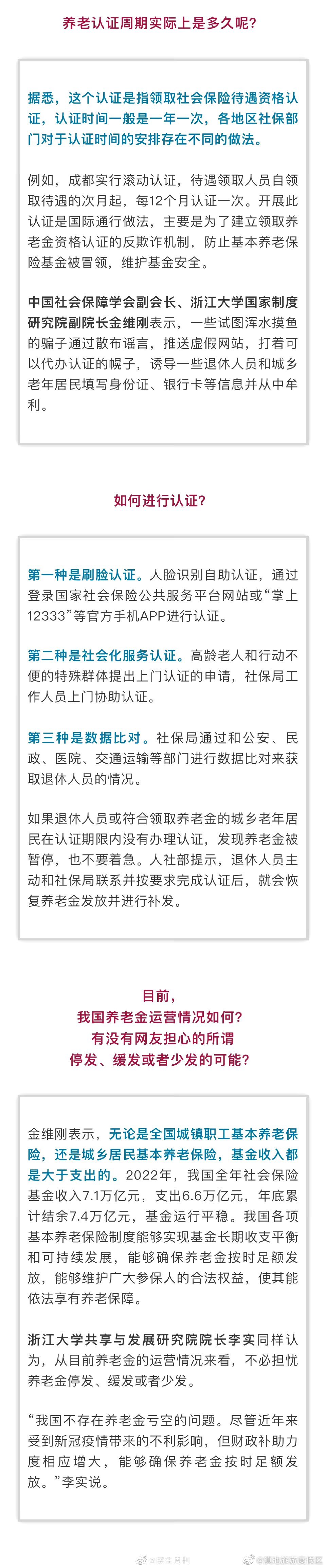 养老认证周期实际上是多久