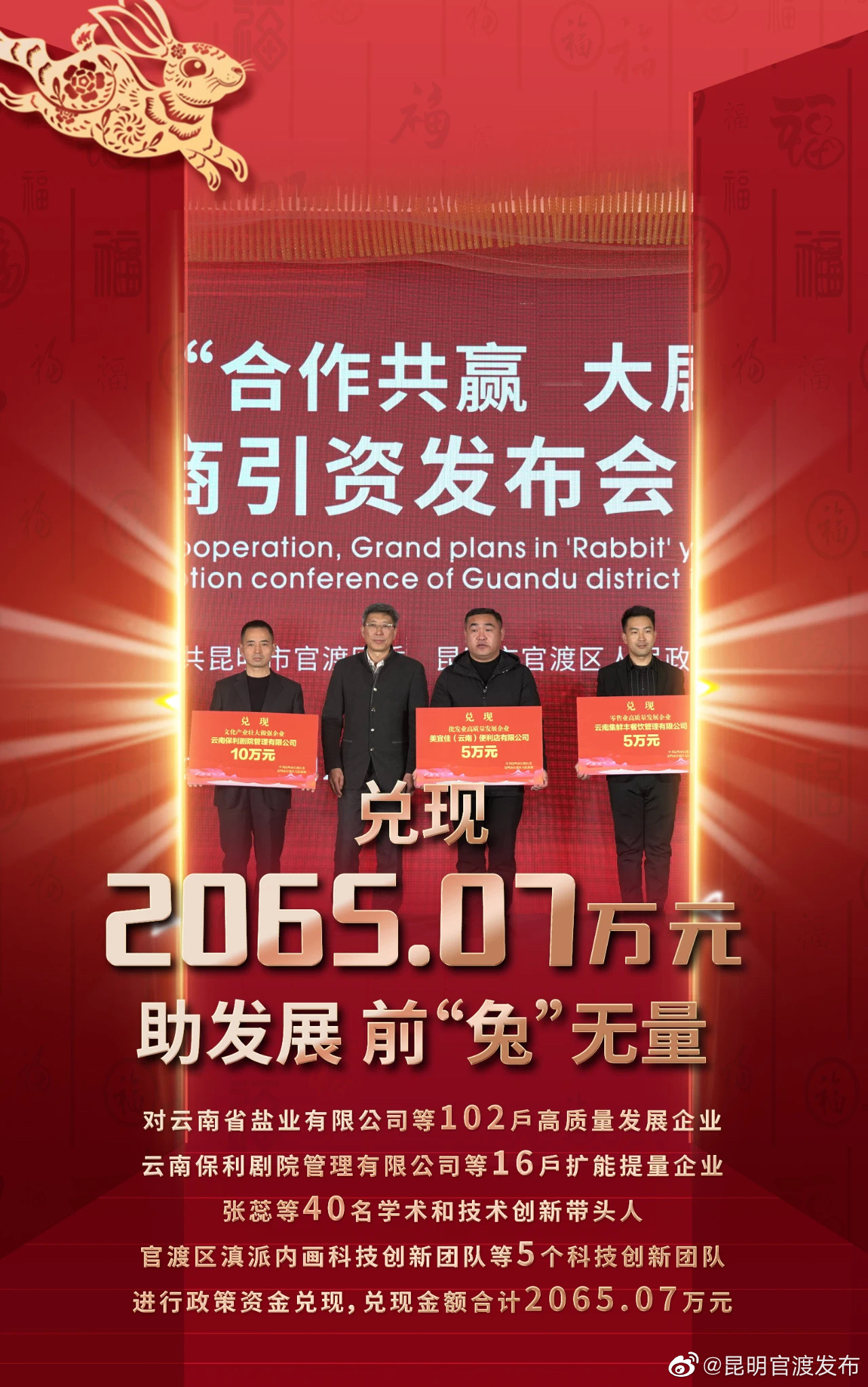 “昆明官渡发布”微博