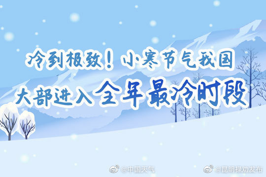冷到极致！我国大部全年最冷时段来了 大数据看小寒“冷王”有多冷
