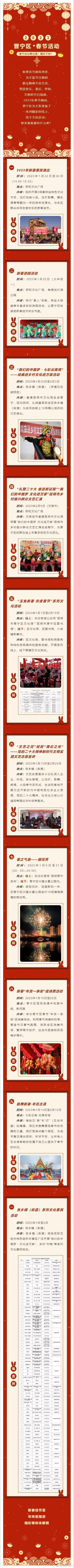 精彩不断！晋宁区2023年春节活动看这里