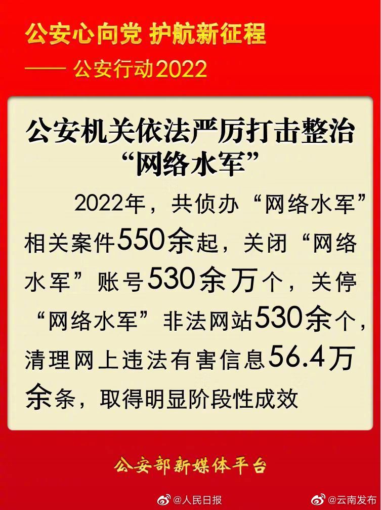 公安机关关闭网络水军账号530余万个