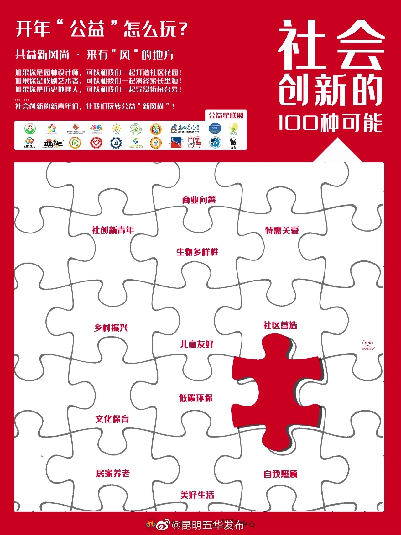 社会创新的100种可能，五华邀你“益”起来！