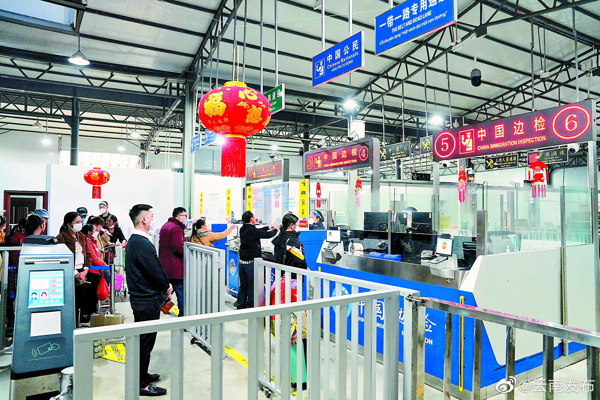 河口口岸恢复通关首月出入境超10万人次