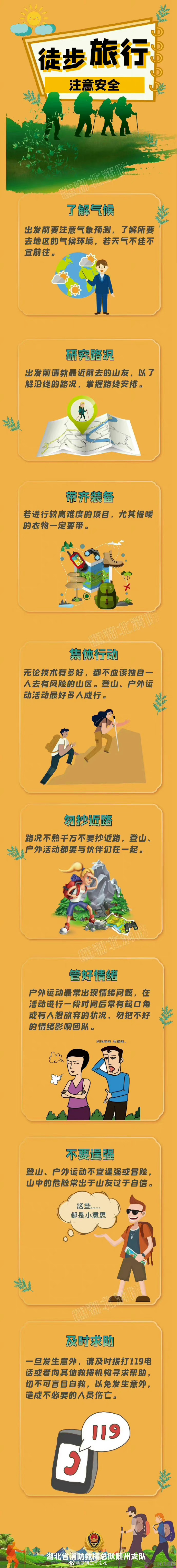 徒步旅行安全注意事项