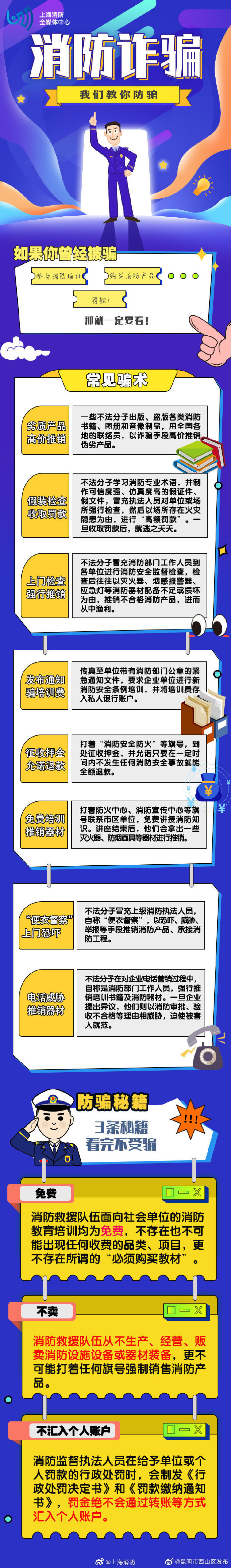 315骗假不留 消防诈骗防骗秘籍