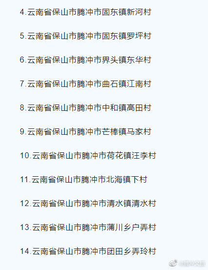 腾冲11个村列入中国传统村落名录！