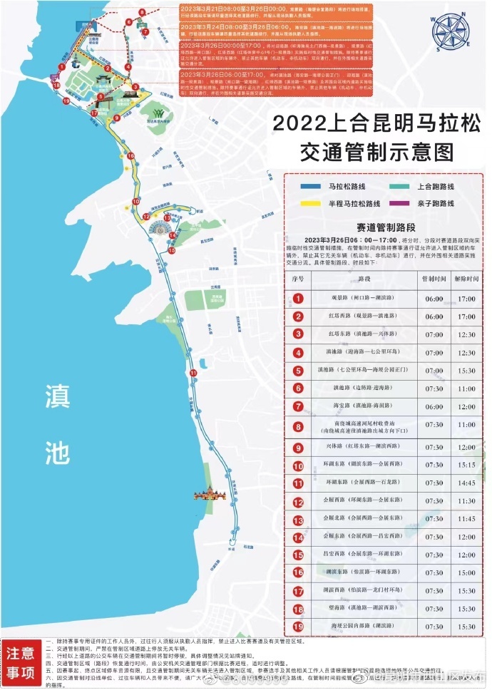 2022上合昆马交通管制措施发布 