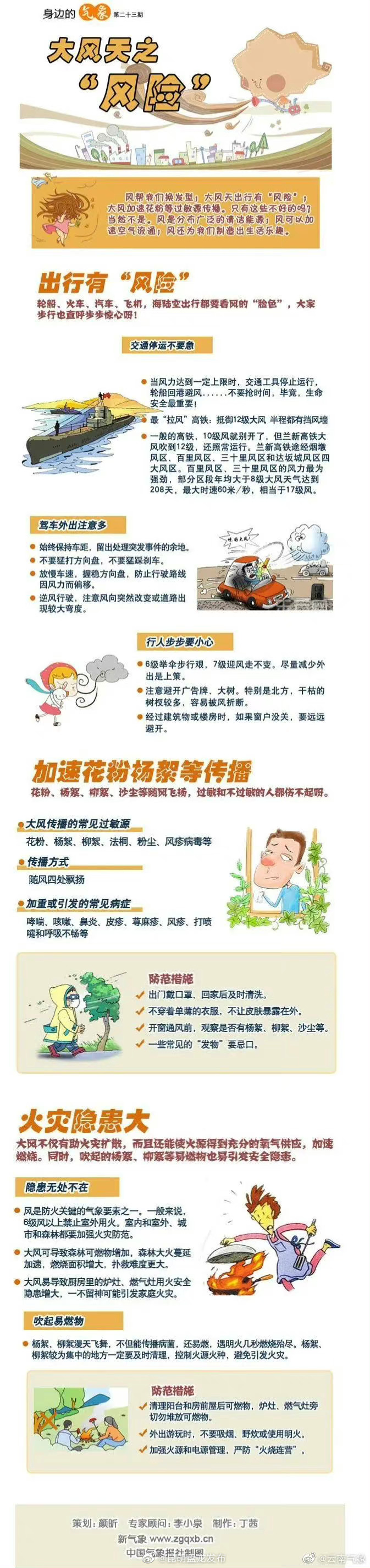 最美人间好时节，防风防火需注意