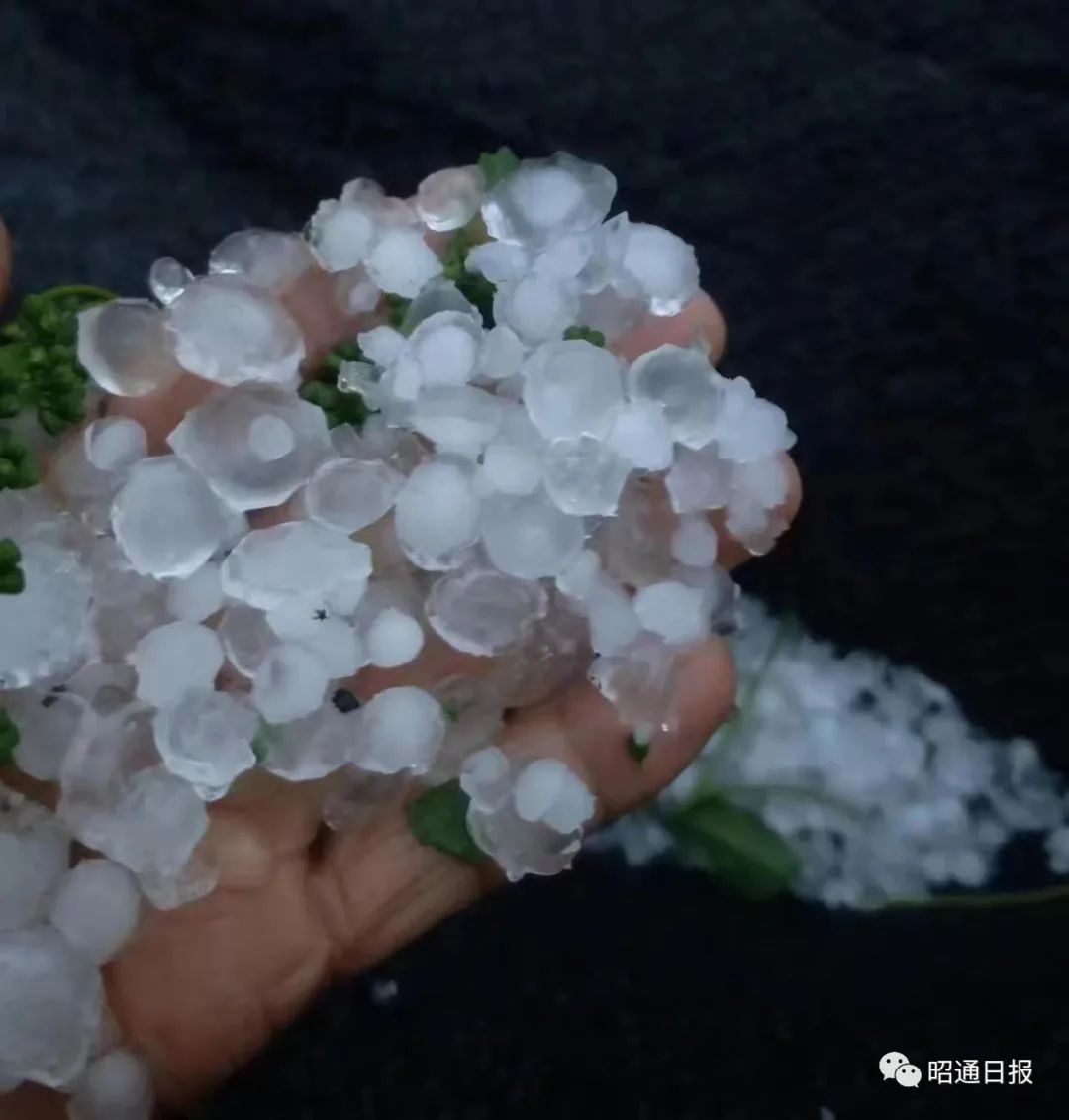 今晚，昭通5县（区）部分区域有冰雹，注意防范！