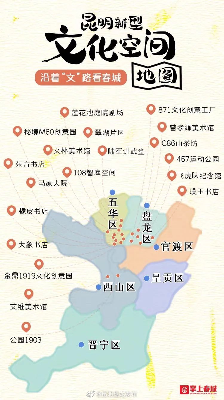好拍好玩好看！跟着地图，打卡春城“文化范儿”
