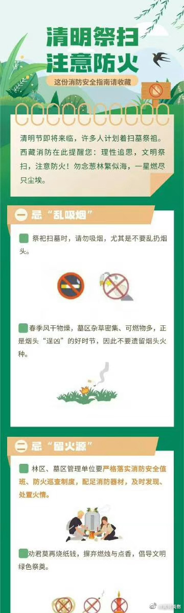 平安清明 防火先行