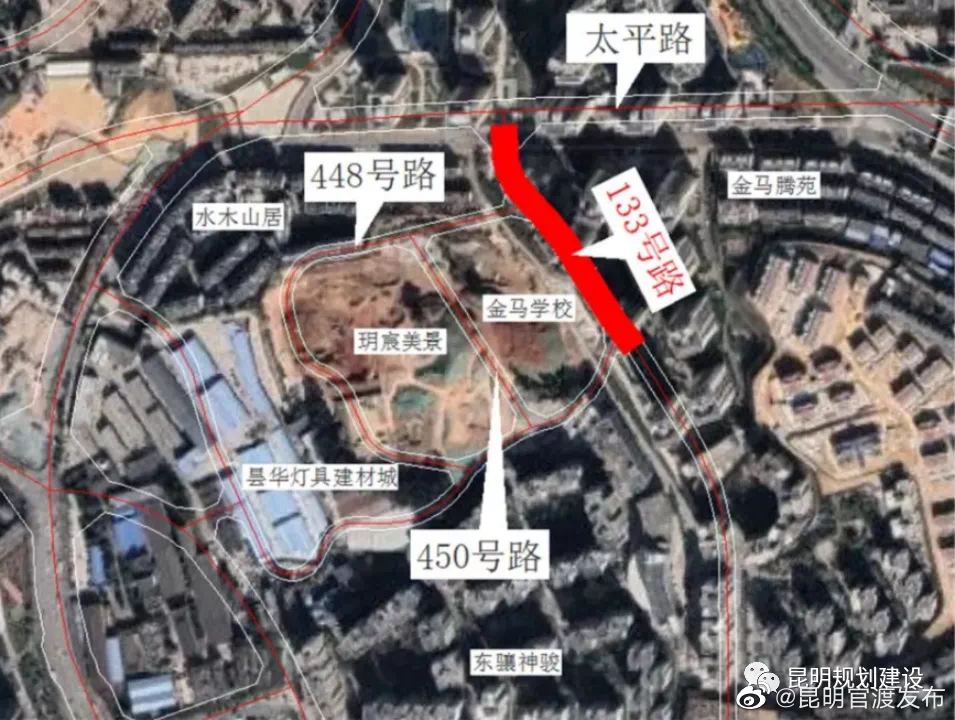 官渡区将新建3条路，位置在这→