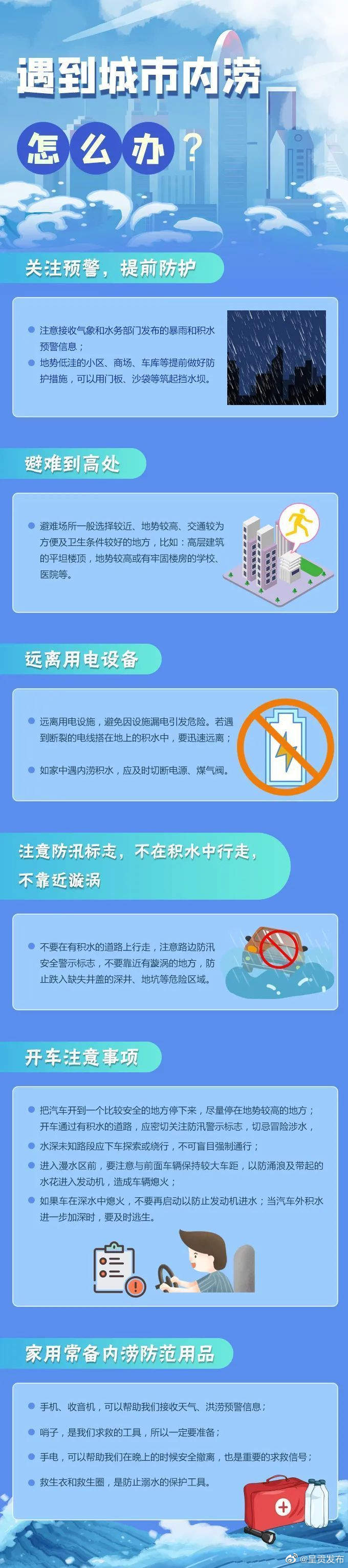 接连暴雨 城市内涝避险锦囊请收好！