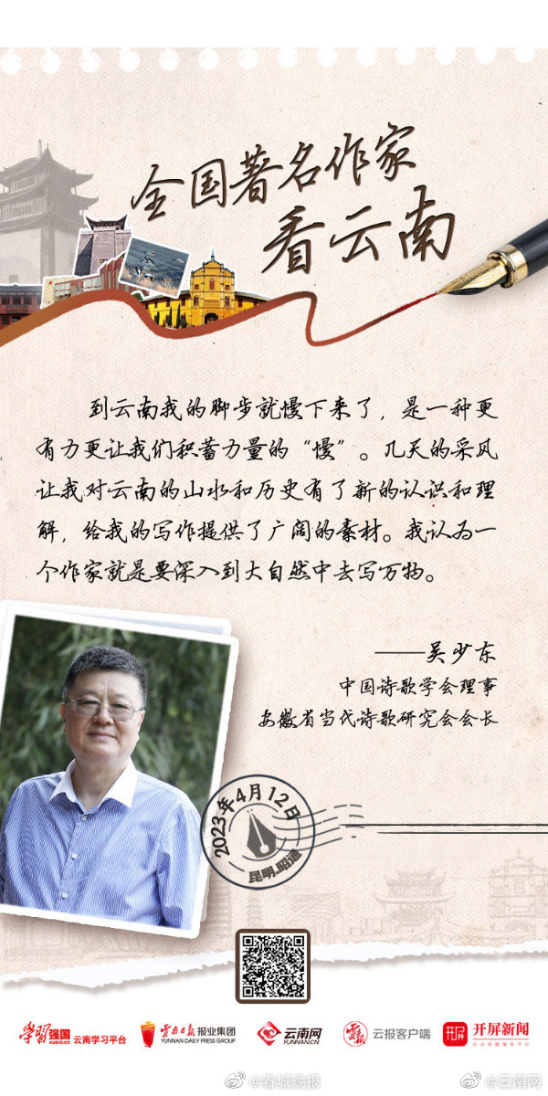 吴少东：我对云南的山水和历史有了新的认识和理解
