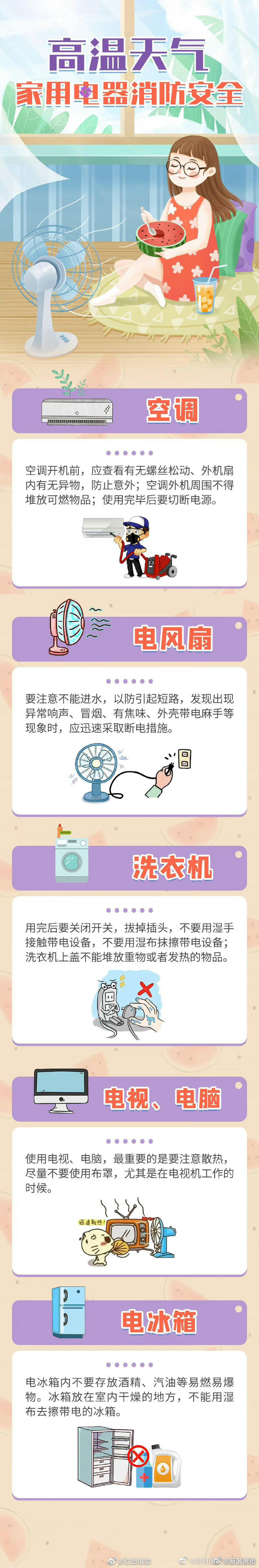 高温天气谨防电器火灾