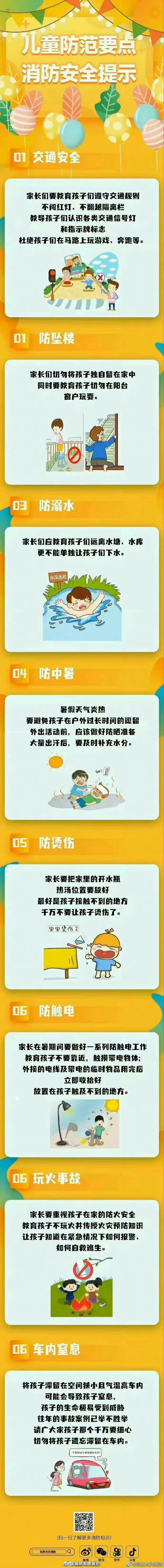 儿童意外伤害防范指南
