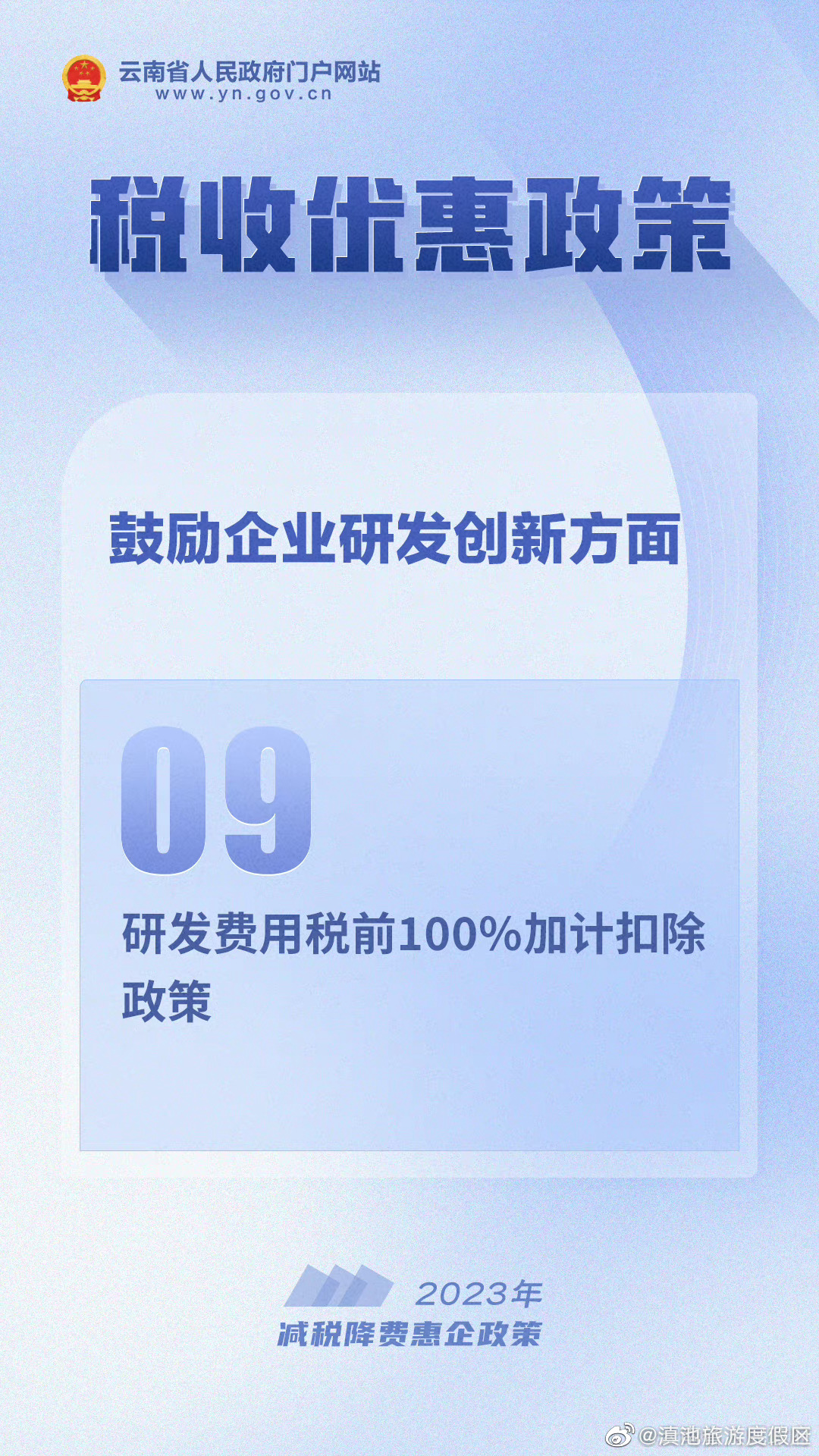 2023年减税降费惠企政策30条丨⑨研发费用税前100%加计扣除政策