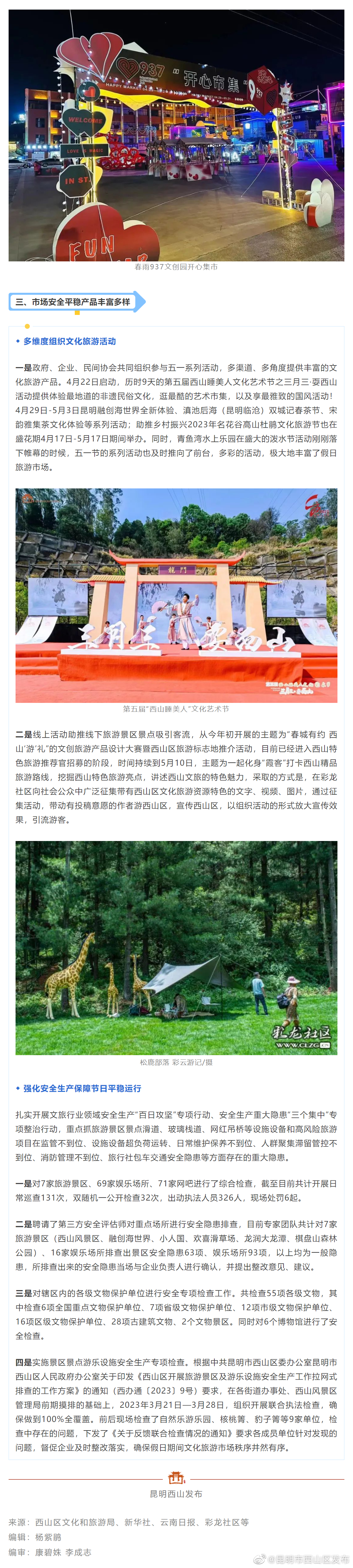 昆明市西山区发布