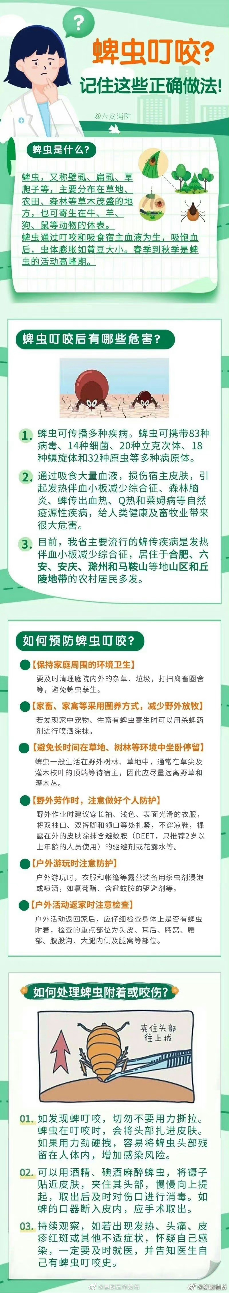 蜱虫叮咬？记住这些正确做法！