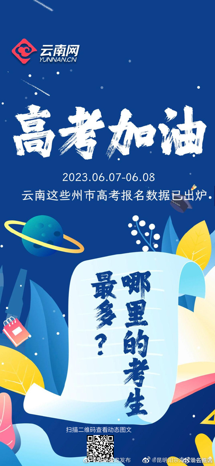 哪里考生最多？云南这些州市高考报名数据已出炉