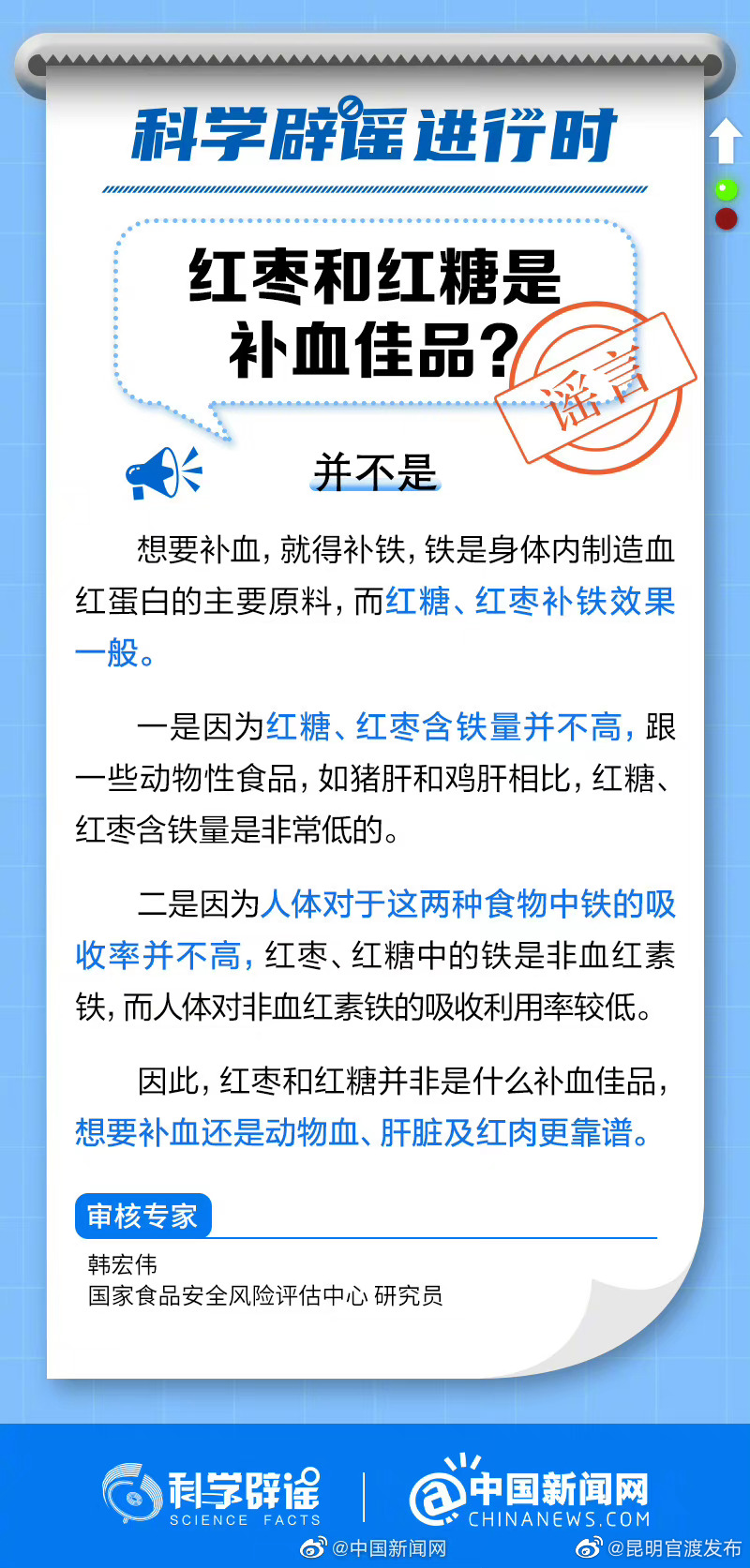 红枣和红糖是补血佳品？