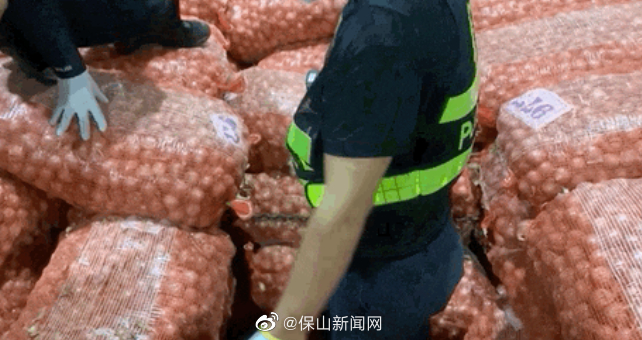洋葱x32吨！保山民警剥这么多洋葱要干啥？