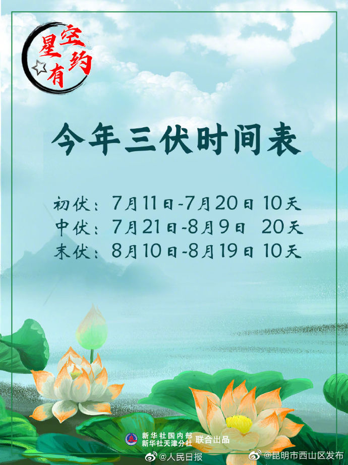 原来还有半个月才入伏