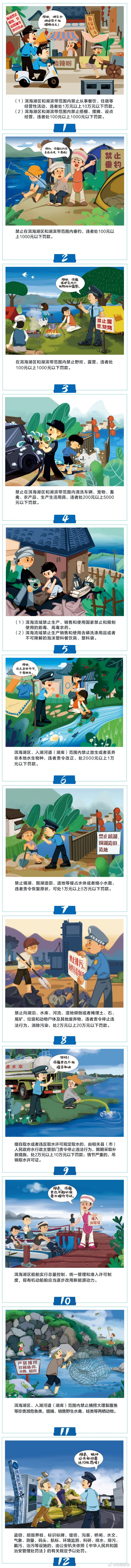 在大理洱海边游玩哪些事不能做？一组漫画告诉你