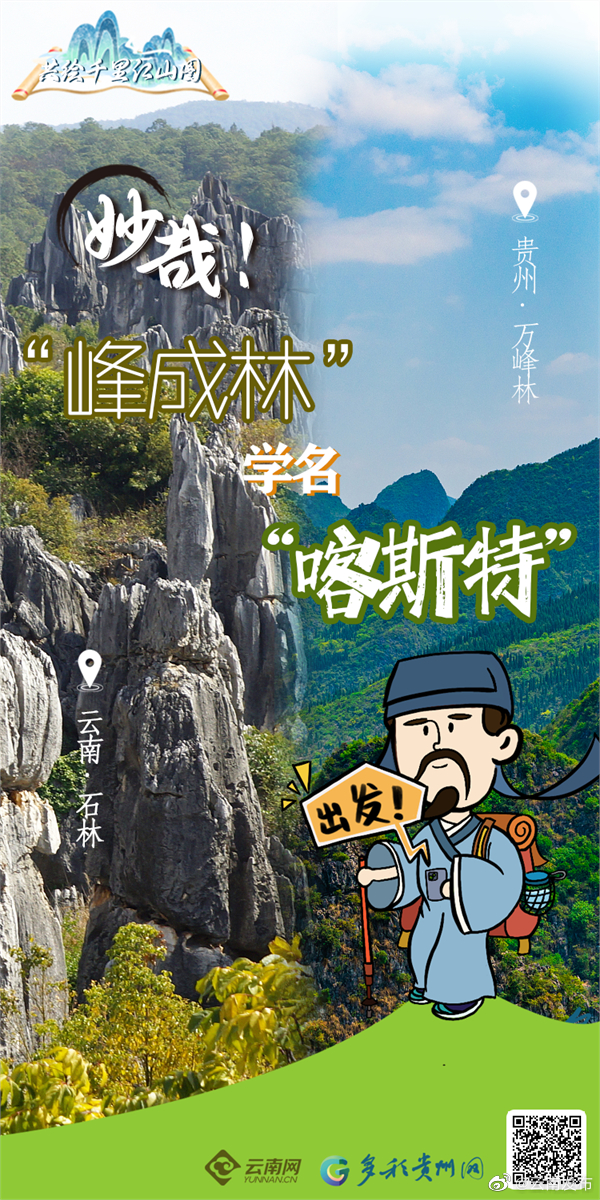 妙哉！“峰成林”学名“喀斯特”