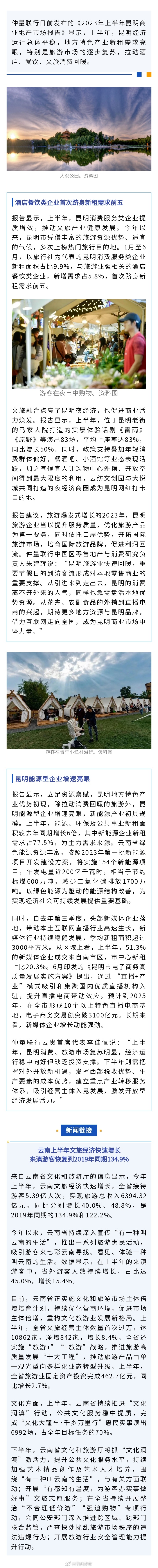 文旅融合点亮昆明夜经济 商业活力焕发