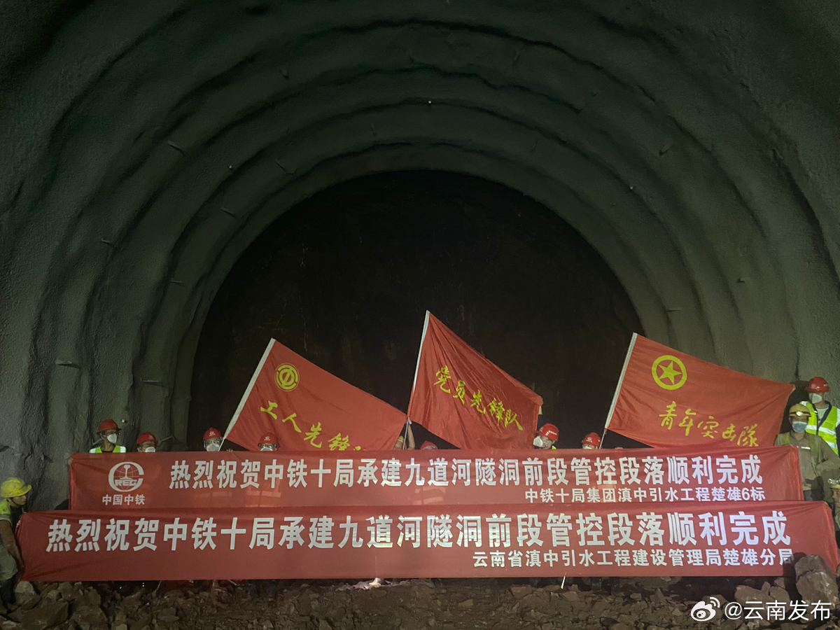 滇中引水工程九道河隧洞前段管控段落提前7个月完成