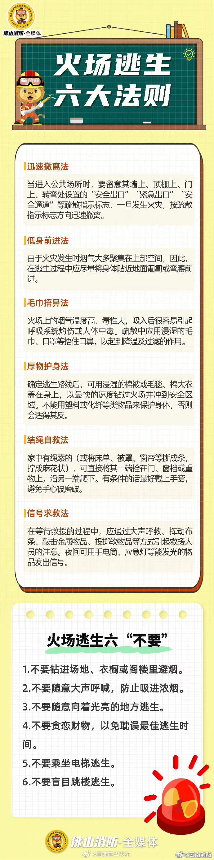火场逃生 这些方法要掌握！