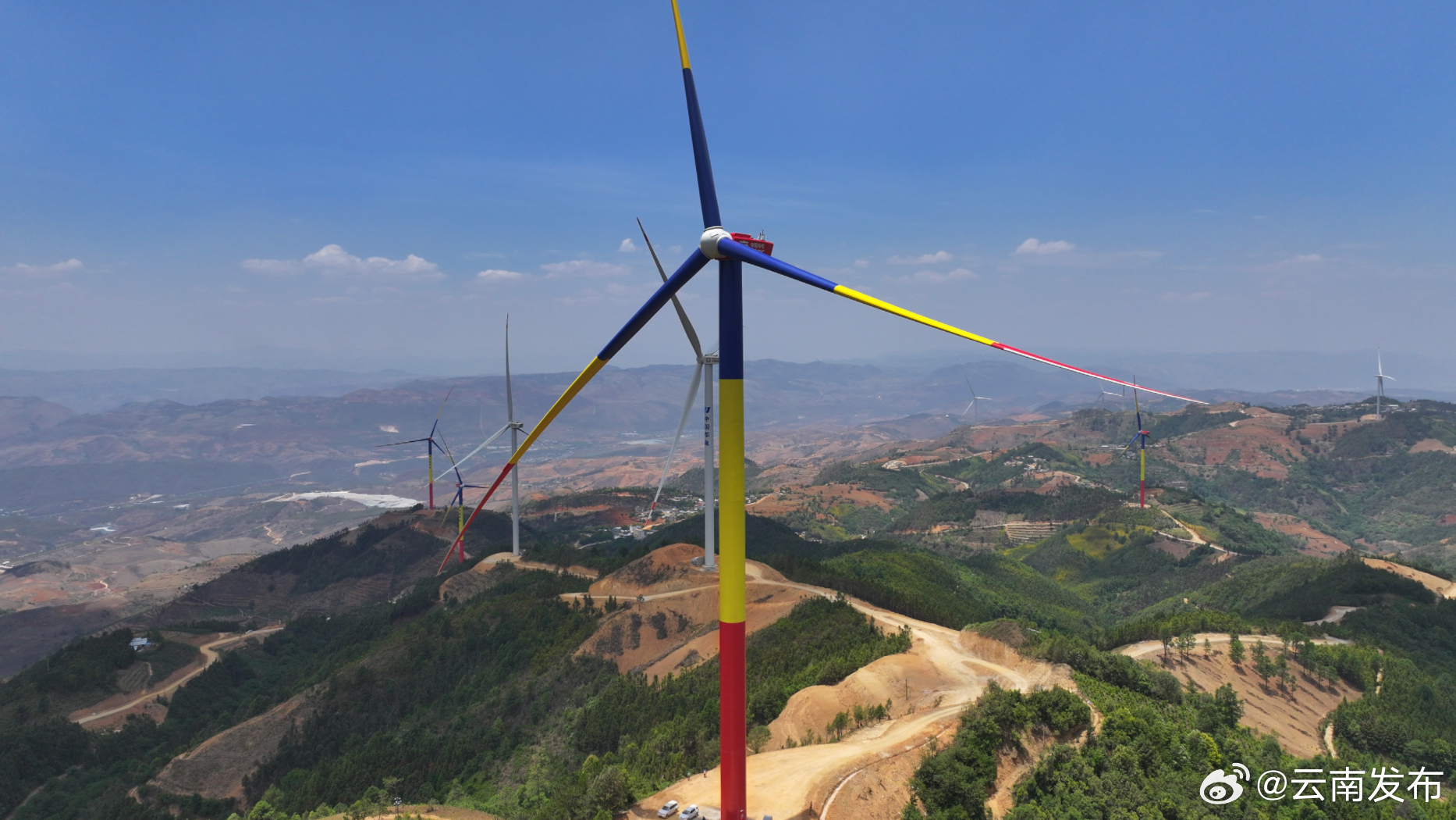 总装机容量30万千瓦！开远剑角峰风电场全面建成投产