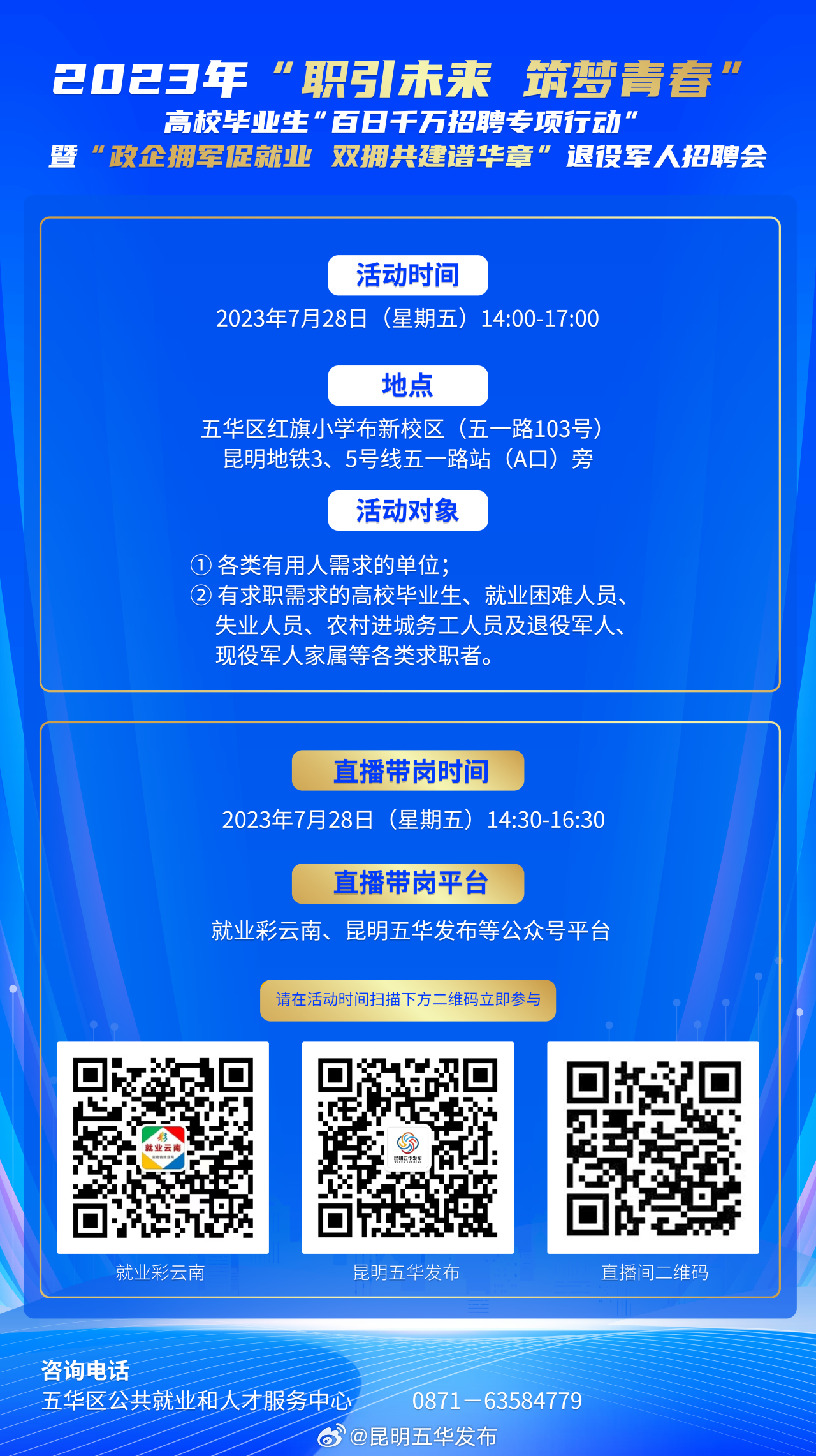 就在7月28日！2804个岗位“职”等你来