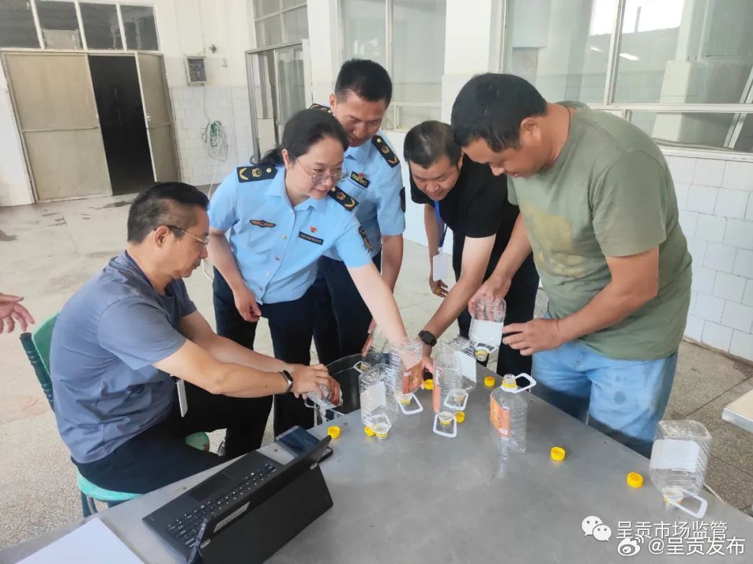 呈贡区市场监管局乌龙所圆满完成省局食品生产企业定量包装白酒净含量计量抽检工作