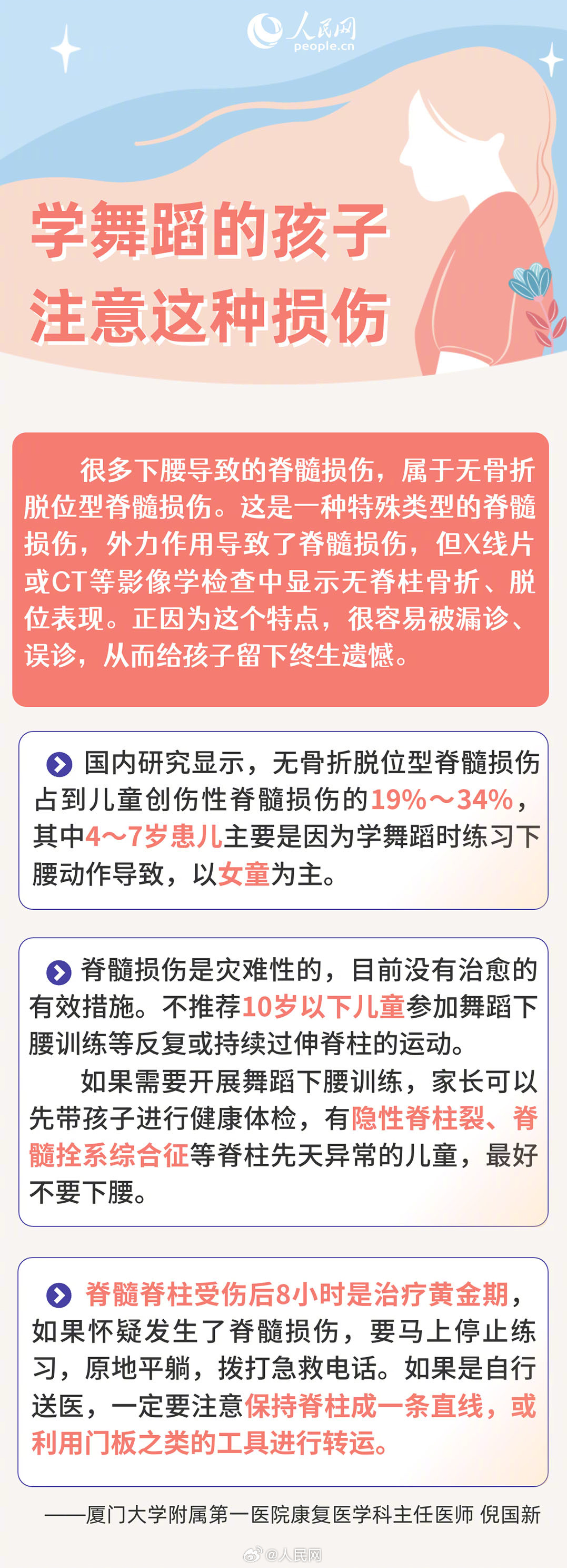 10岁以下儿童不建议下腰