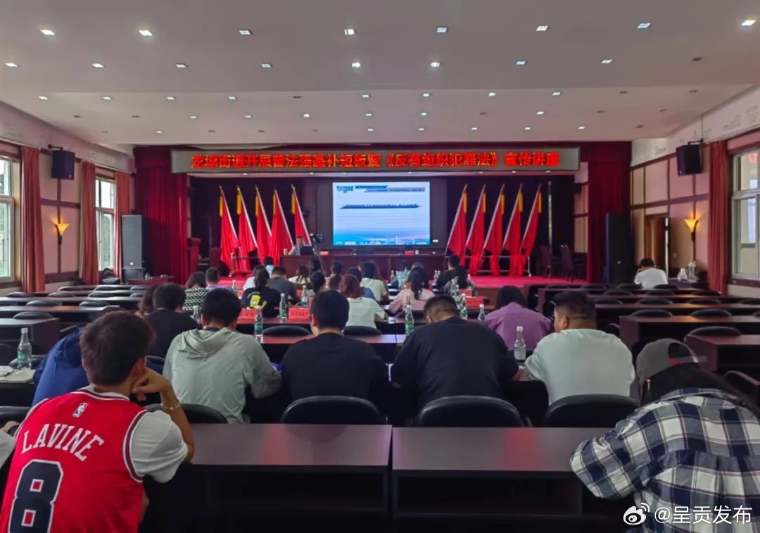 龙城街道开展《中华人民共和国反有组织犯罪法》普法讲座——共筑龙城安宁生活“防火墙”