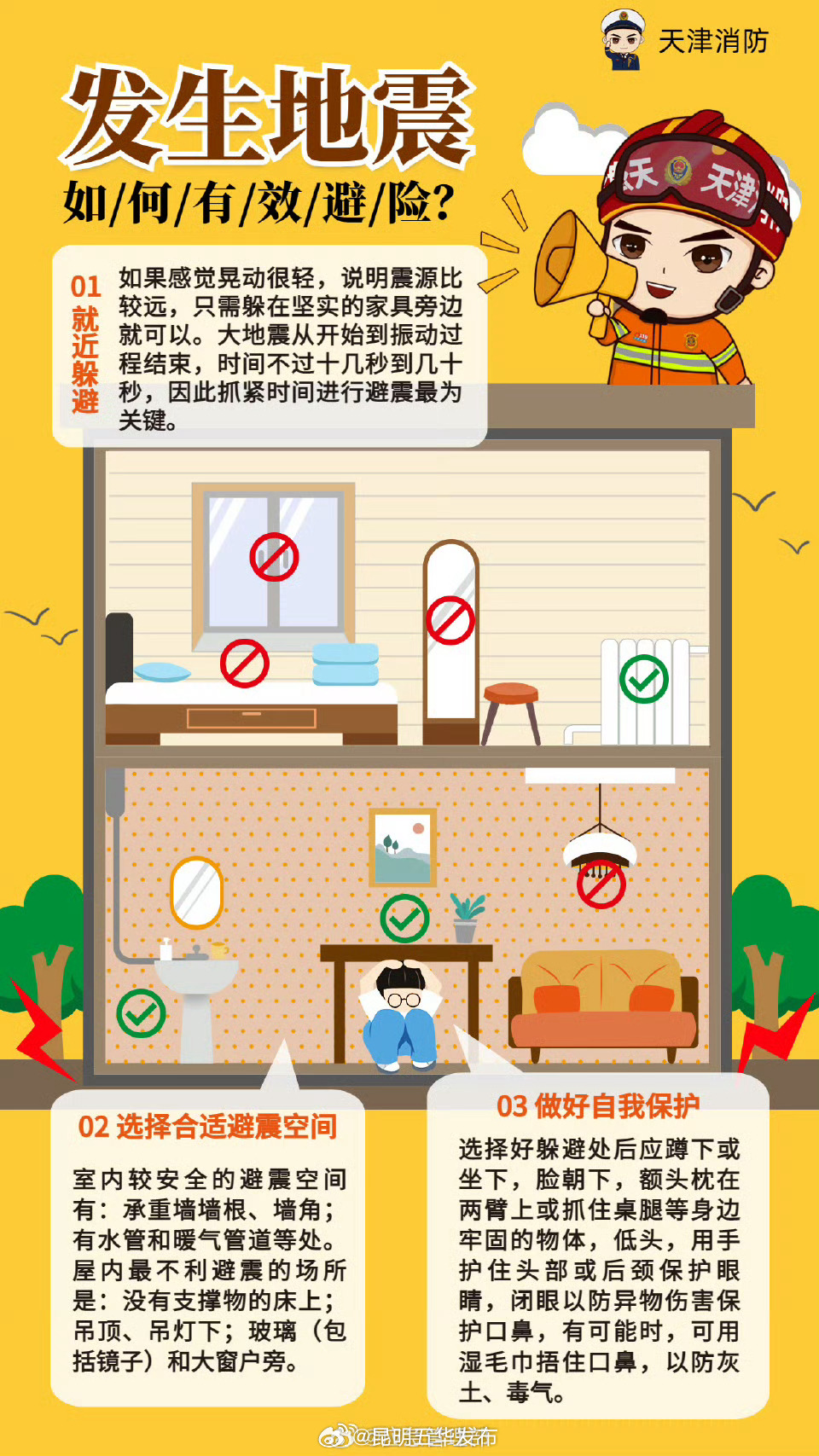 发生地震如何快速安全躲避