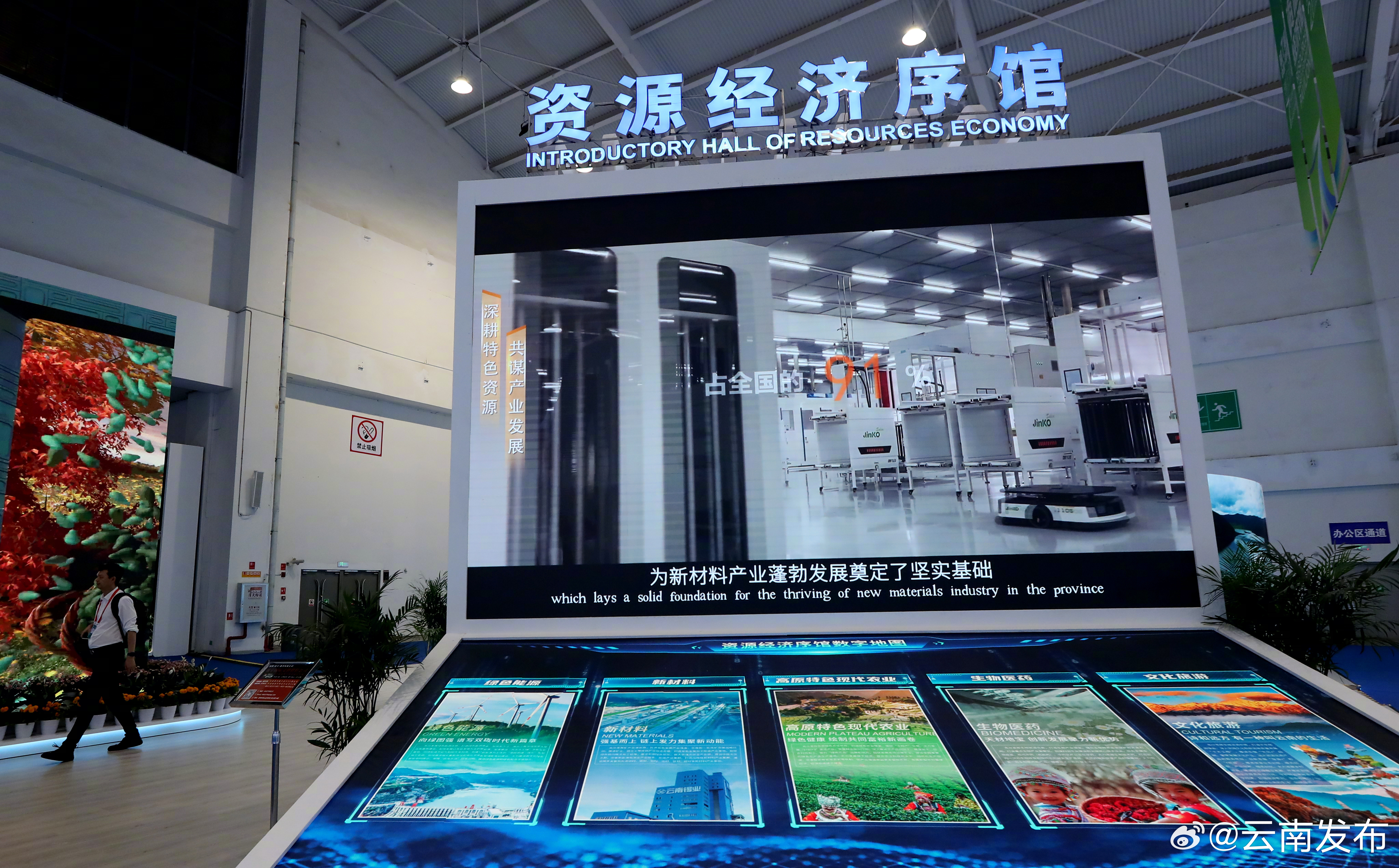 资源经济馆：展现云南资源优势