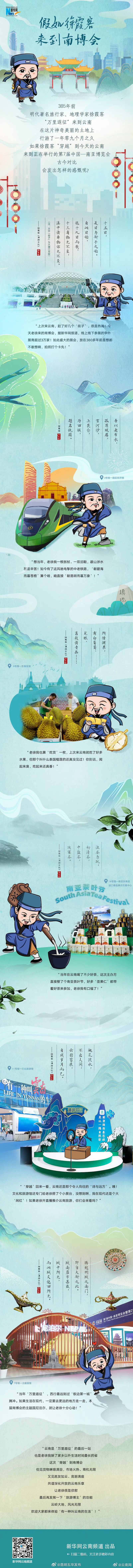 霞客行之江山多娇｜假如徐霞客来到南博会