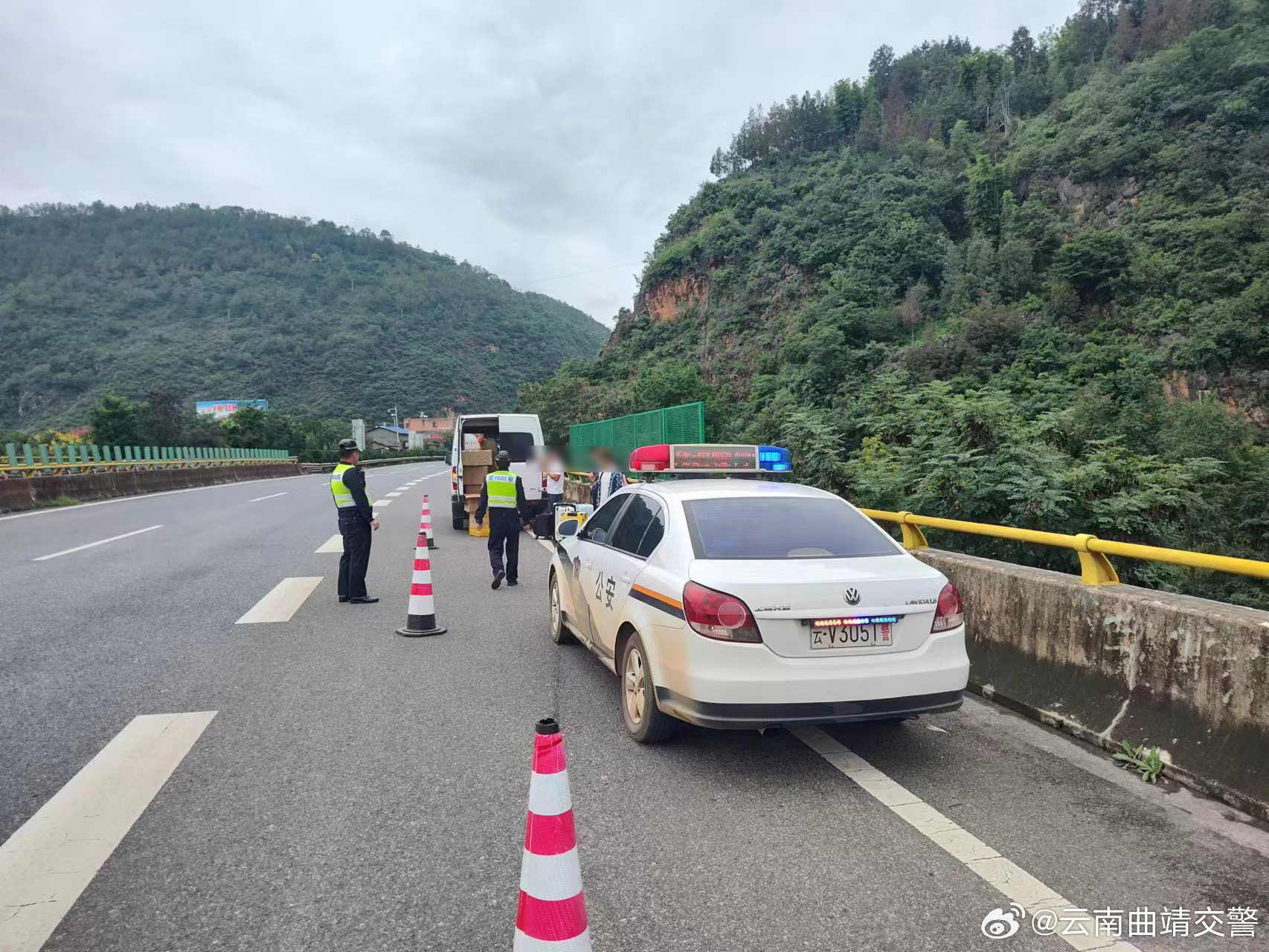云南曲靖交警