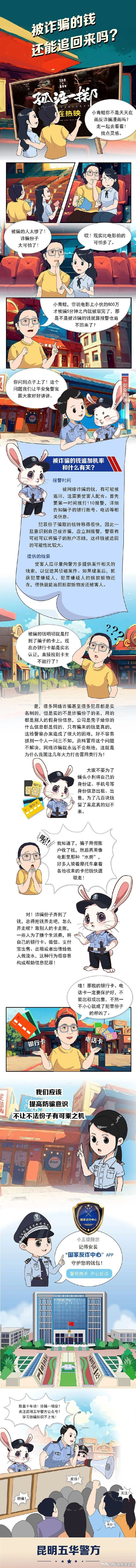一组漫画带你了解被诈骗的钱还能追回吗