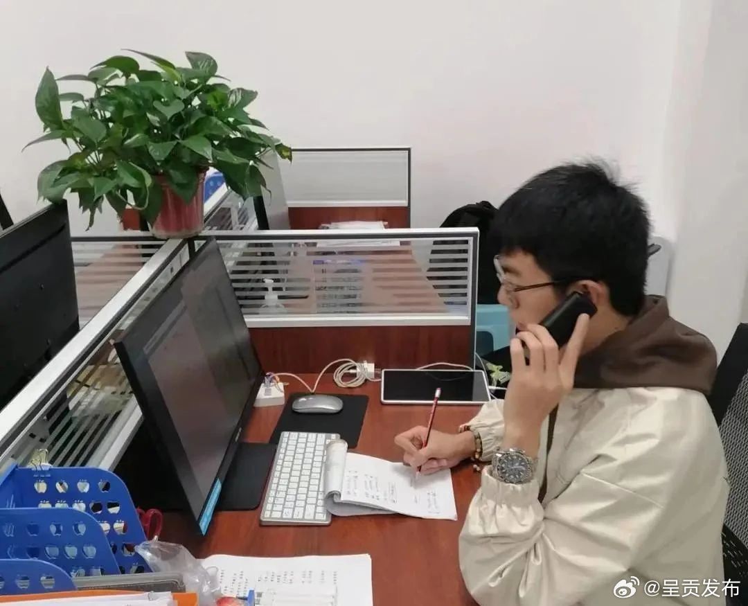 市网格中心呈贡分中心开展网格员调度抽查工作