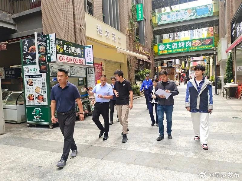 呈贡区花千坊厨余垃圾专项检查活动
