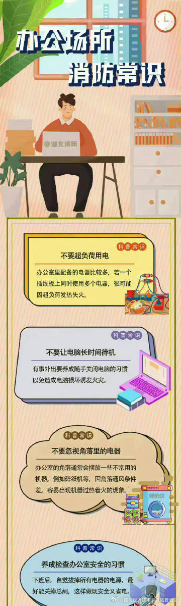 上班虽累 防火别忘