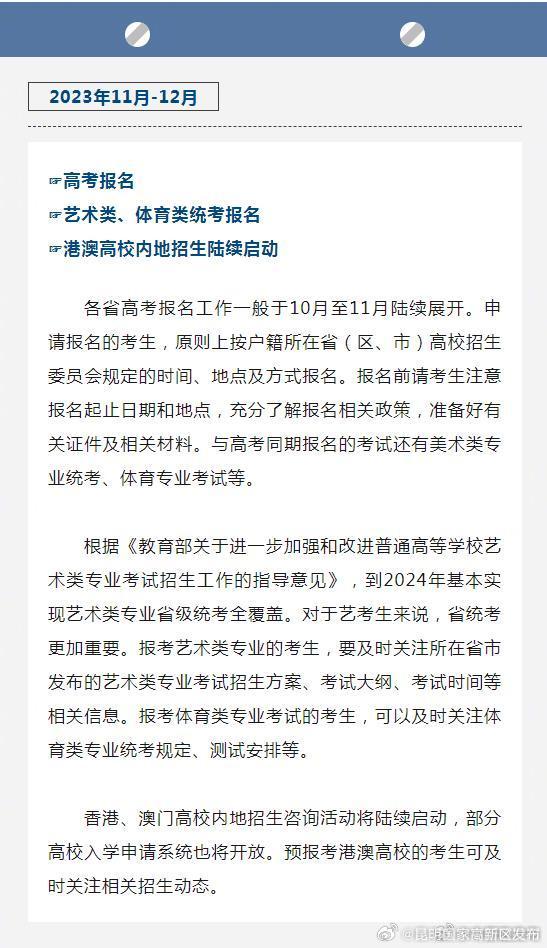 昆明国家高新区发布