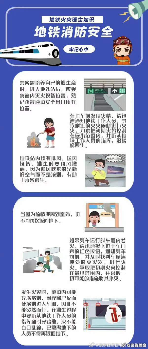 乘坐地铁安全须知