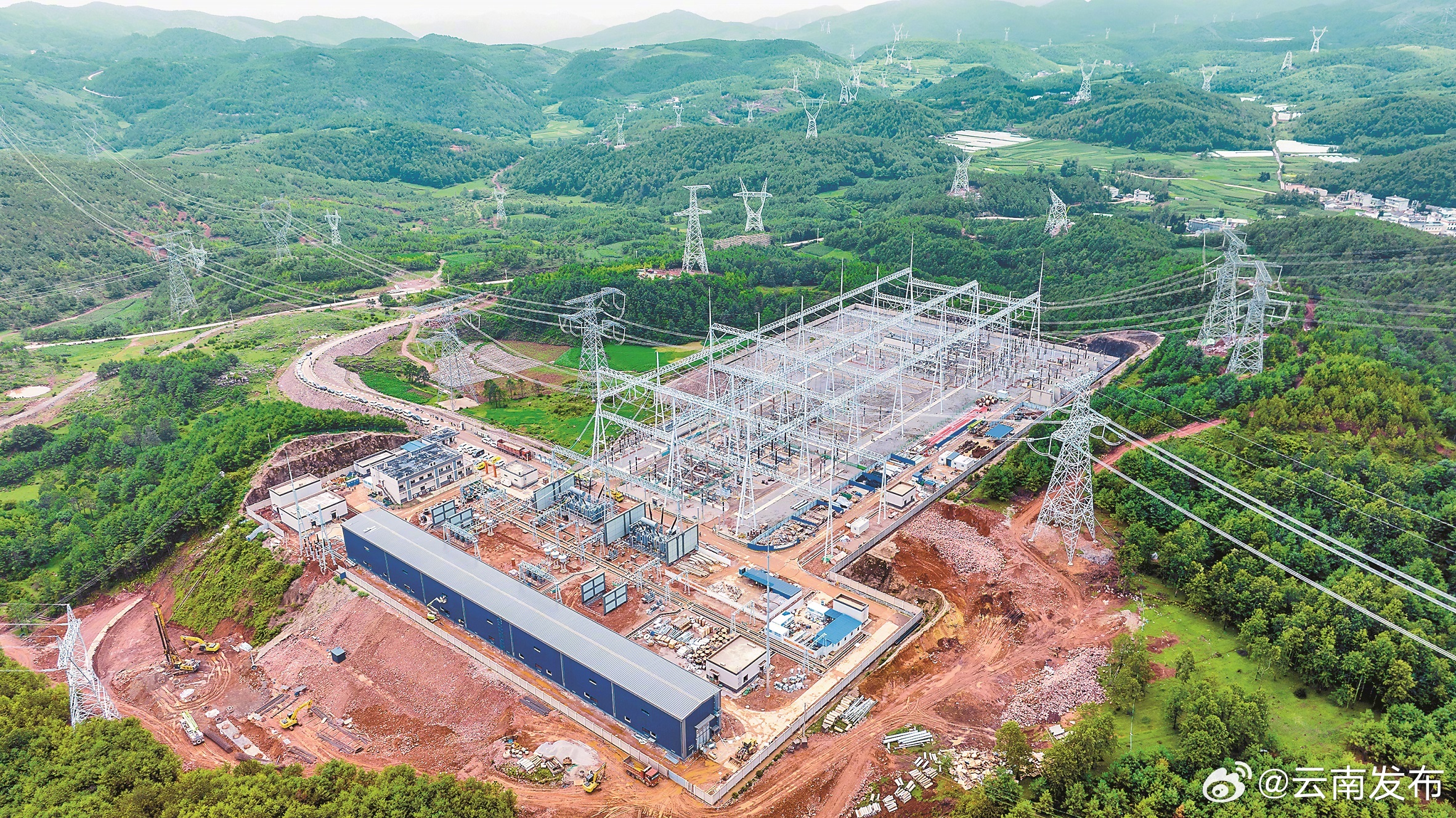 云南规模最大的500千伏变电站扩建工程投产