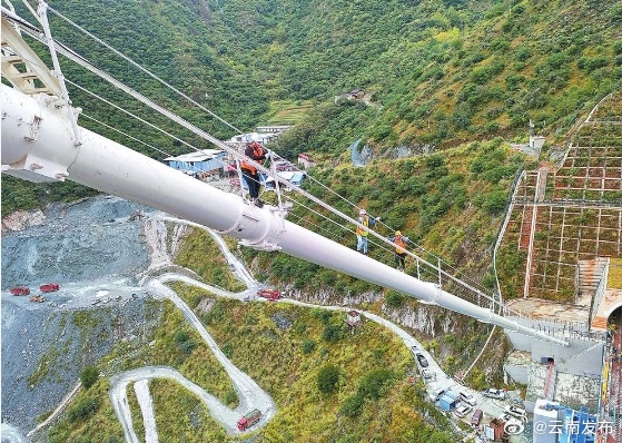 滇藏铁路金沙江特大桥开展静态验收